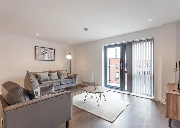 Apartament Zeni Ouse Court 2bed Flat With Balcony York